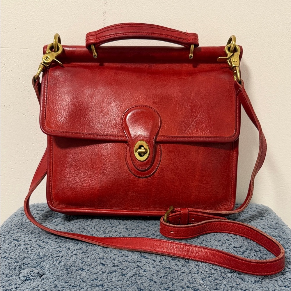Vintage Coach Willis In Red!
